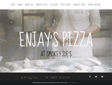 Tablet Screenshot of enjayspizza.com